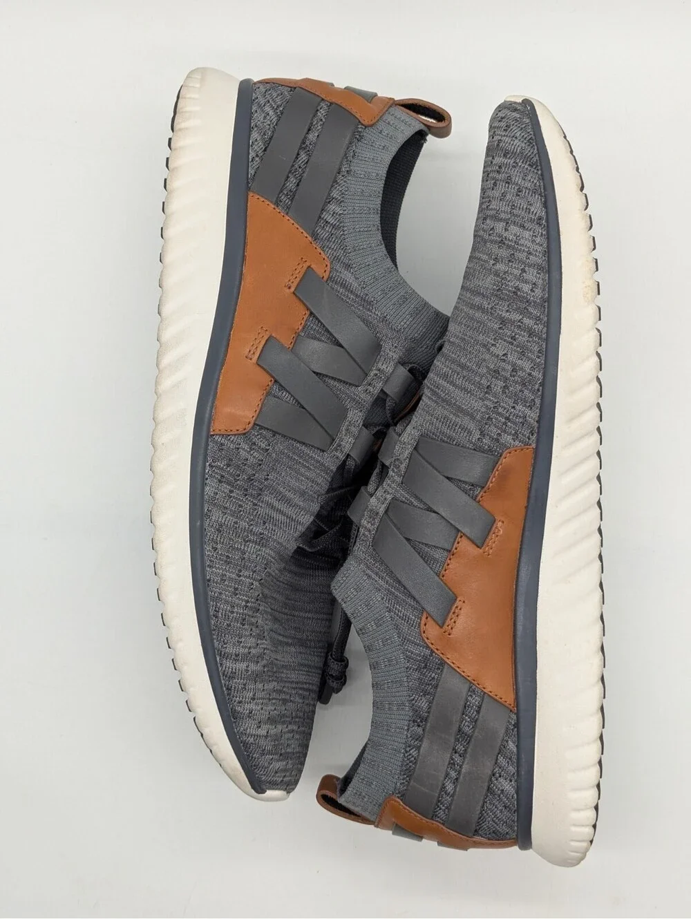 Cole Haan GrandMotion Stitchlite Men's Size 14 M Gray Woven Shoes Casual C27734